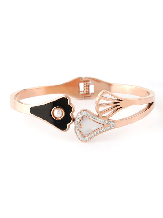 Shell Shape Rose Gold Plated Anti Tarnish Bracelet