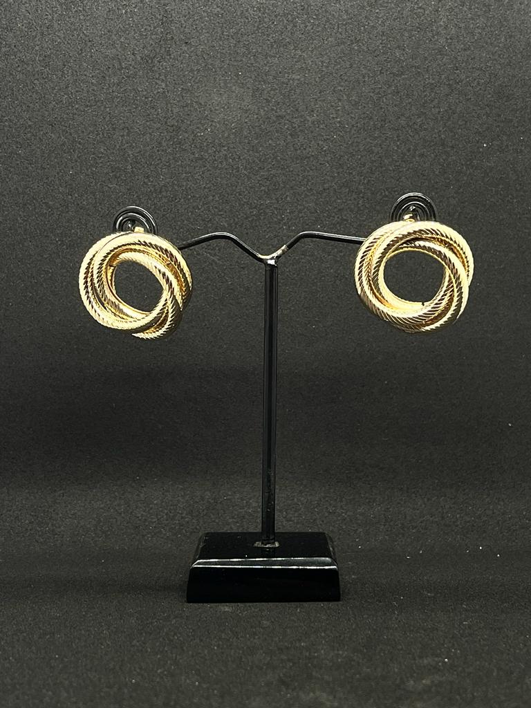 Coil Shaped Stud Earrings #3