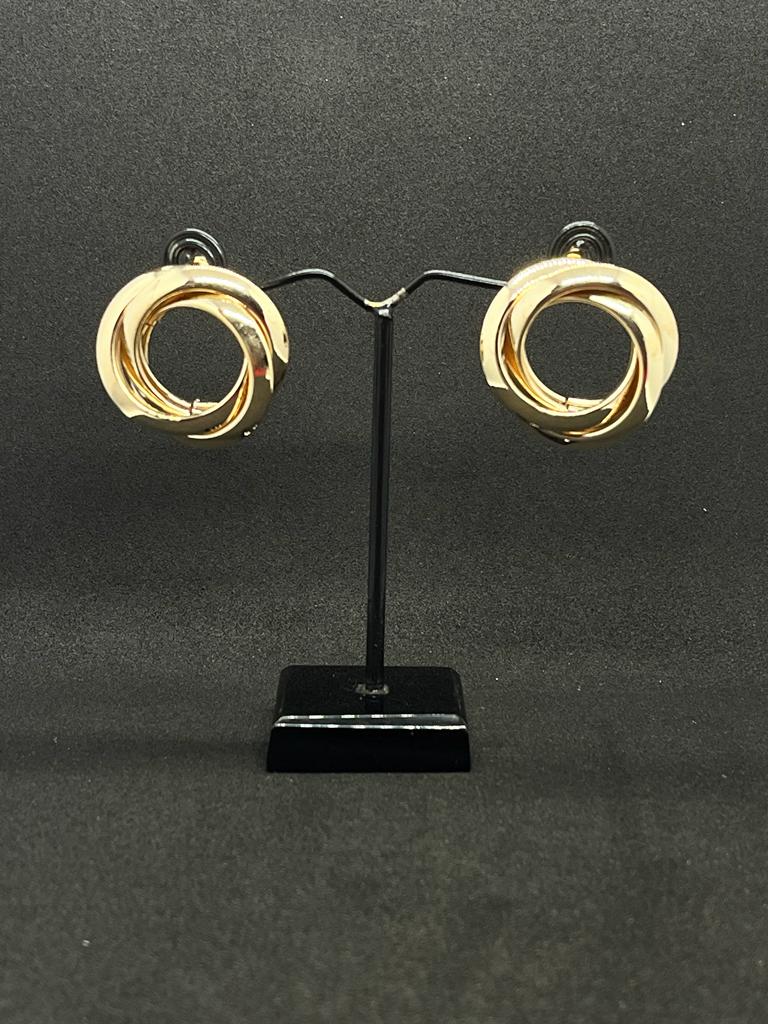 Coil Shaped Stud Earrings #1