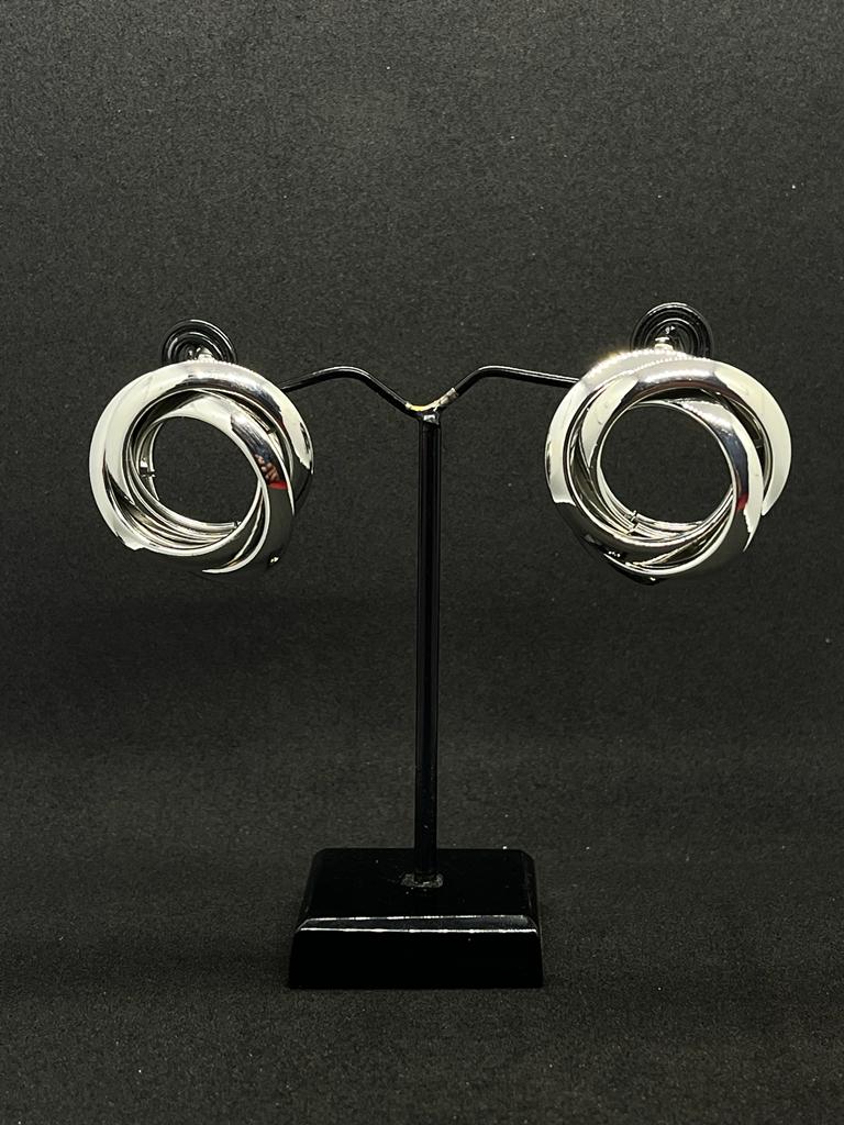 Coil Shaped Stud Earrings #1